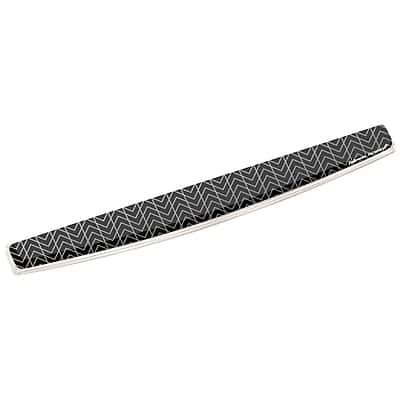 Fellowes - Photo Microban Gel Keyboard Wrist Rest, Chevron - Black