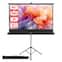 VEVOR - Projector Screen with Stand, 60Inch 160° Wide Angle Indoor Outdoor Projection Screen, 16:9 4K HD Portable Tripod Screens - Black