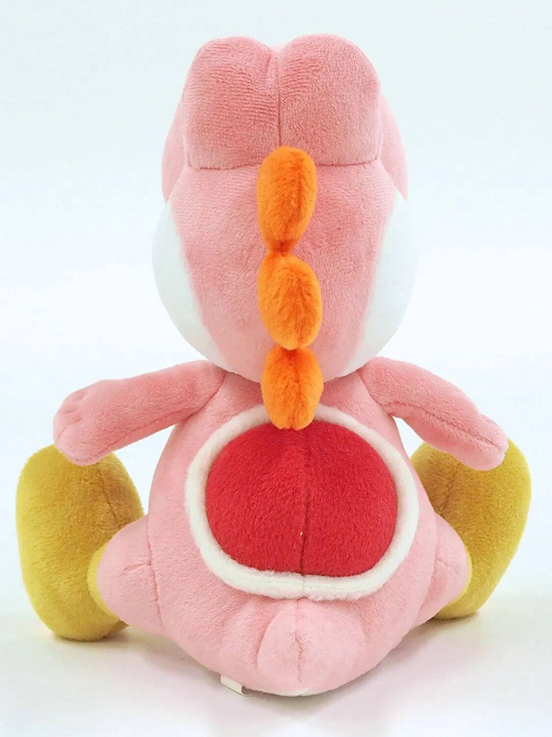Alt View 3. Little Buddy - Super Mario Bros 6" Plush Pink Yoshi - Pink.