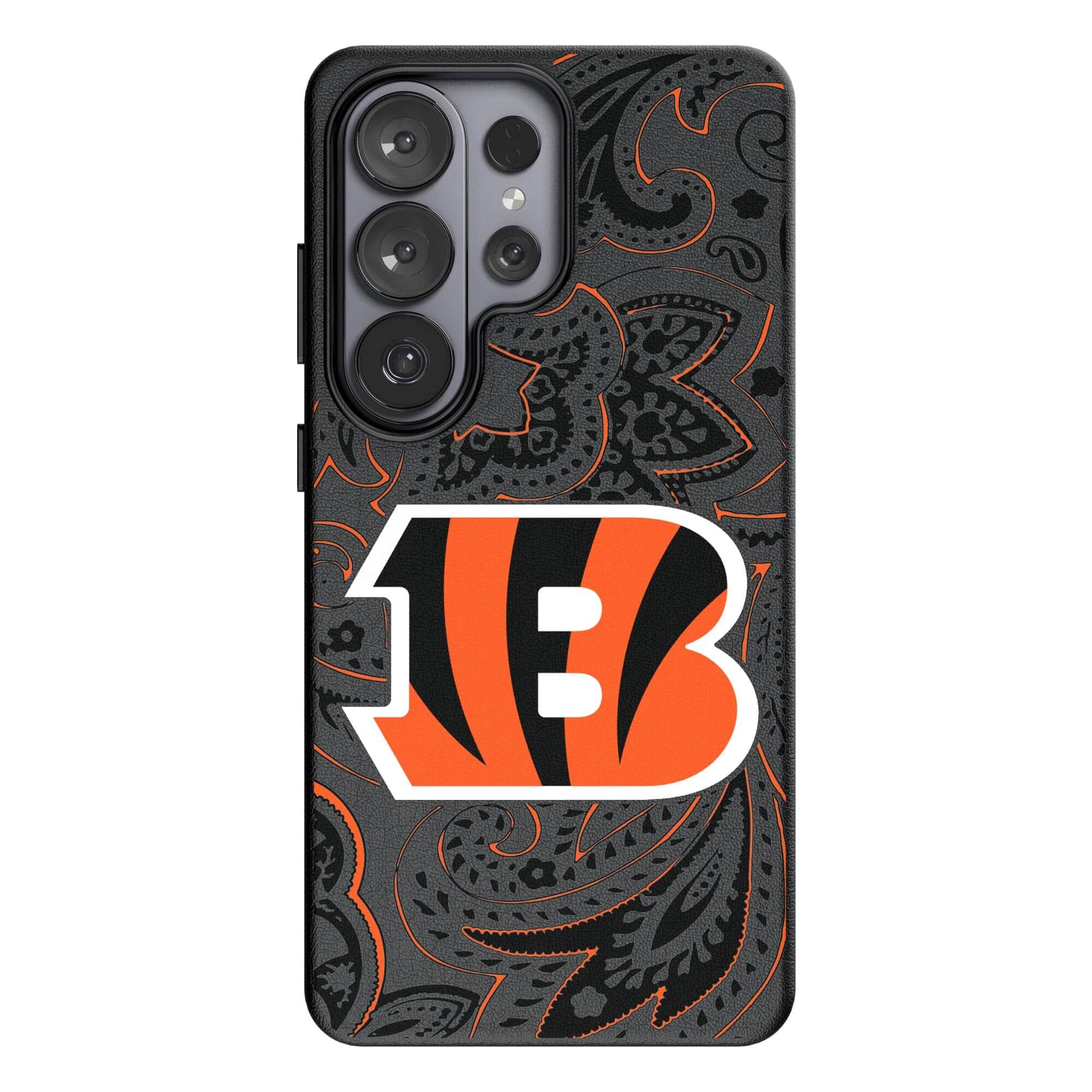 Keyscaper - NFL - Cincinnati Bengals Paisley Galaxy Magnetic Bump Case - S26 - Black price history on PriceWatchPro