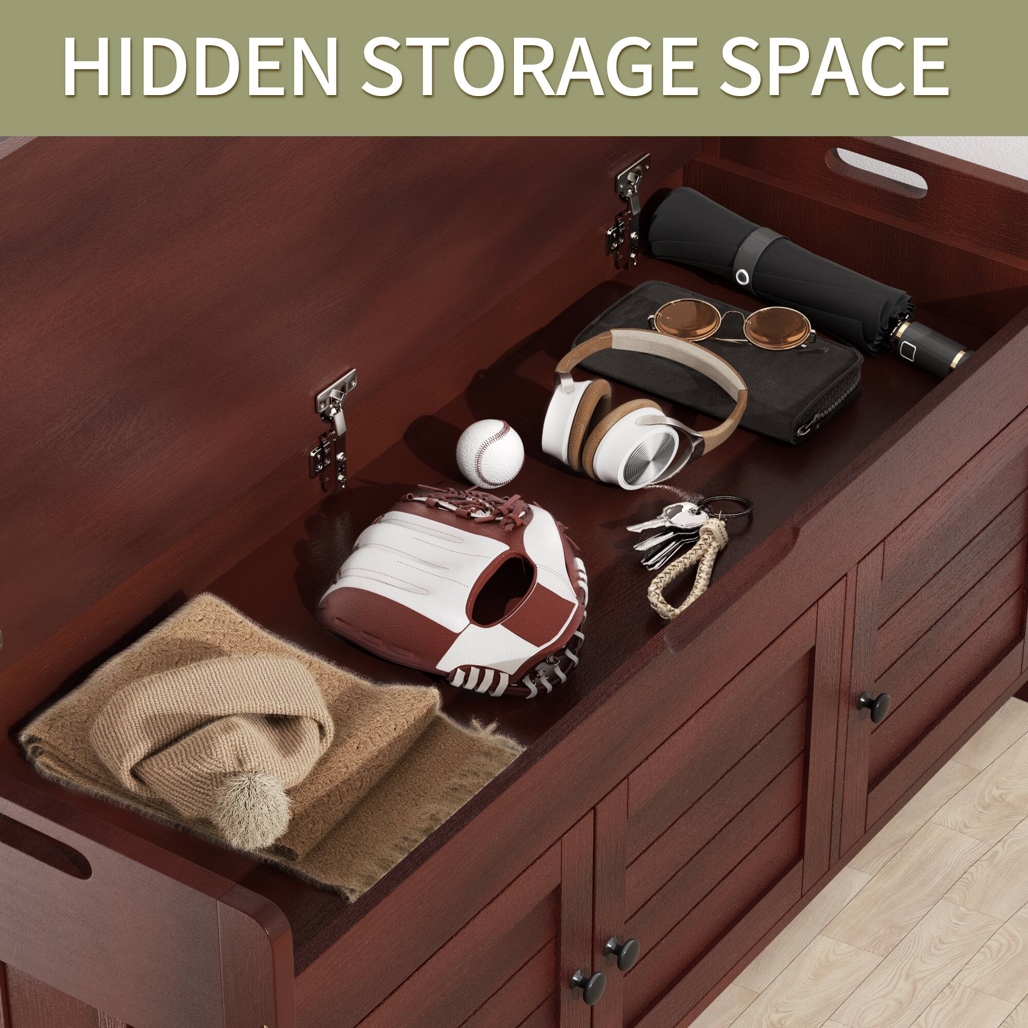 HIDDEN STORAGE SPACE