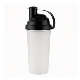 Amber Sporting Goods - Shaker Bottle with Cyclone Cap, BPA-Free Leak-Proof Protein Mixer for Gym & Sports - Black