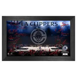 Highland Mint - LA Clippers Signature Court Print - Multicolor