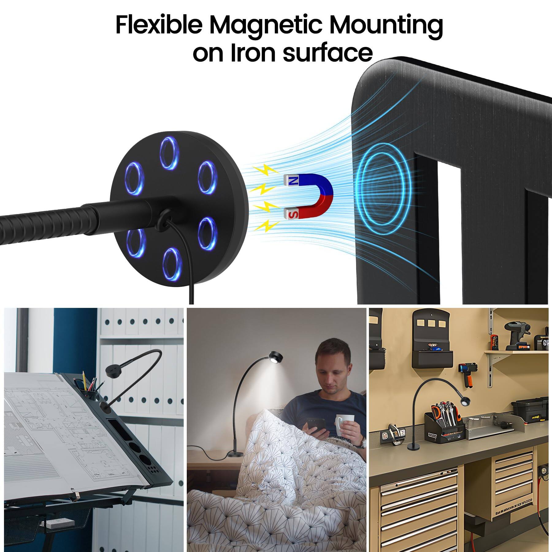 Flexible Magnetic Mounting on Iron surface