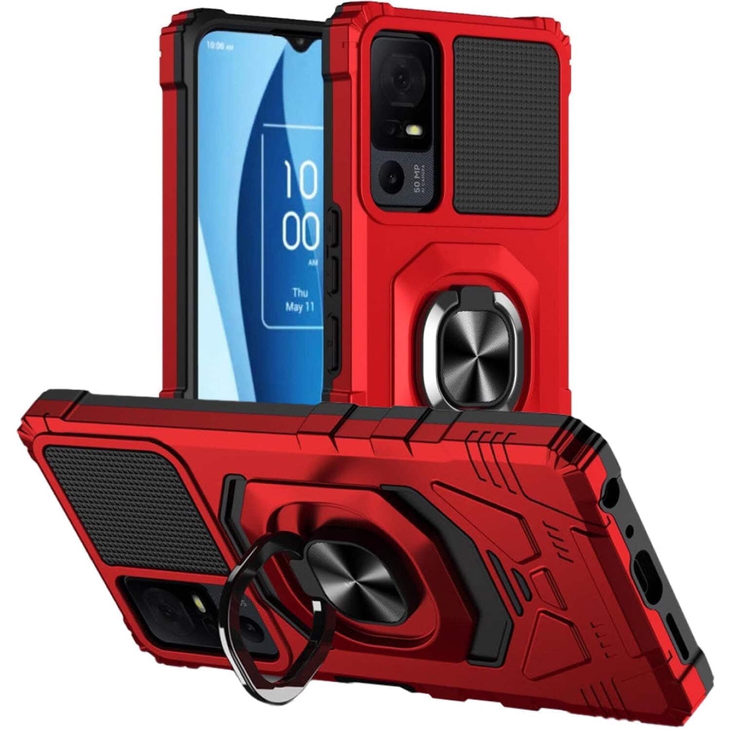 RomeTech - Rome Tech Armor Case for TCL 40 XL - Red