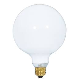 SATCO - 100 W G40 Globe Incandescent Bulb E26 (Medium) Soft White 1 pk