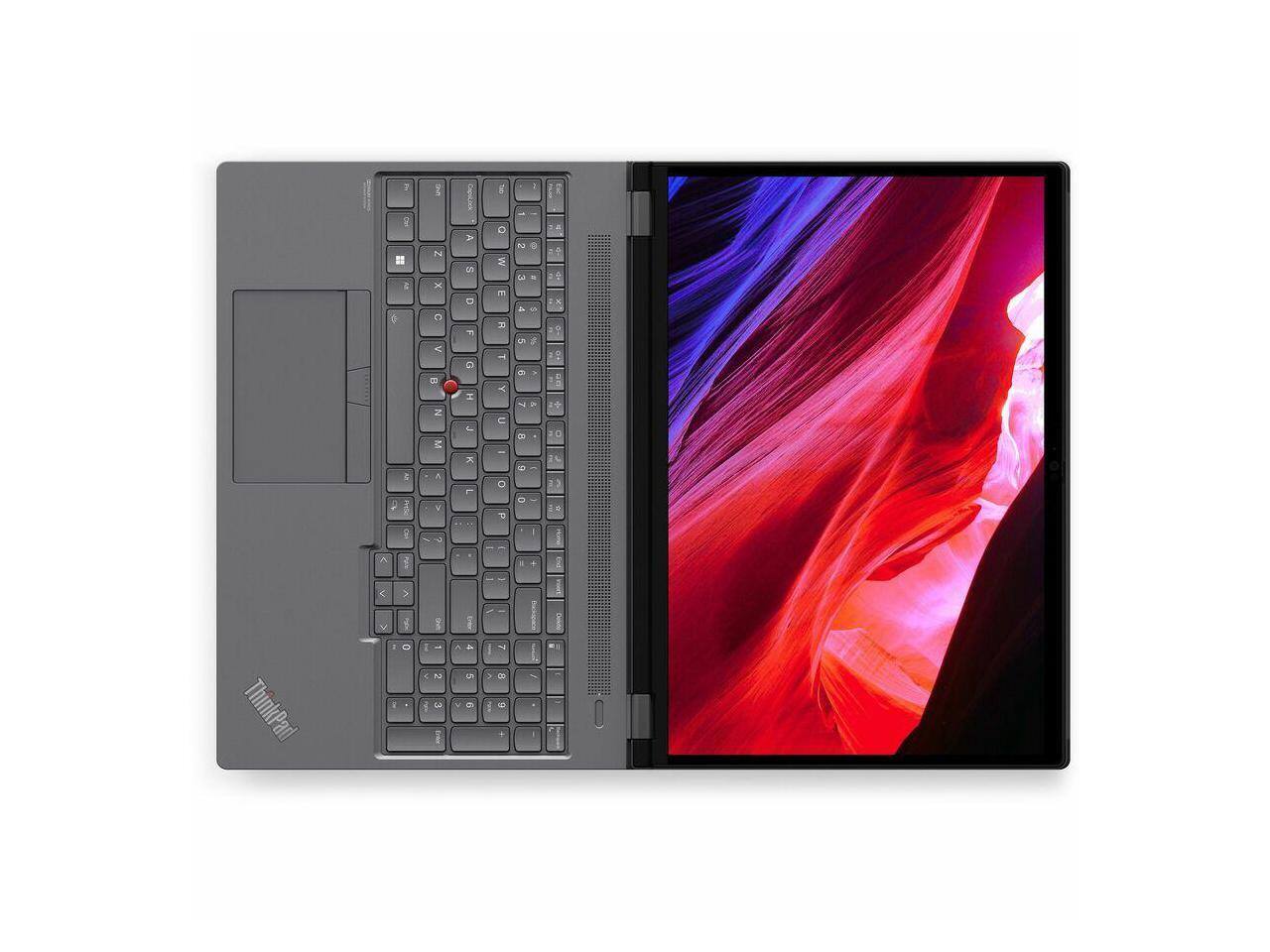 Alt View 3. Lenovo - Lenovo ThinkPad P16 Gen 2 16" i7-14700HX RTX 2000 32GB 1TB SSD Win 11 Pro - Villi Black.