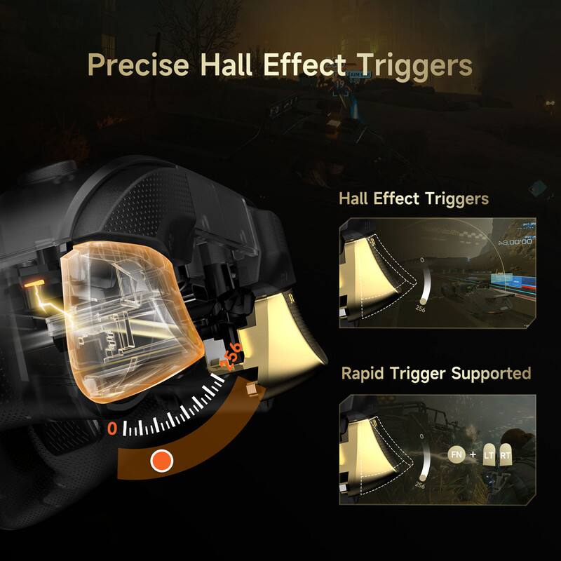 Precise Hall Effect Triggers

Hall Effect Triggers

Rapid Trigger Supported

FN + LT RT