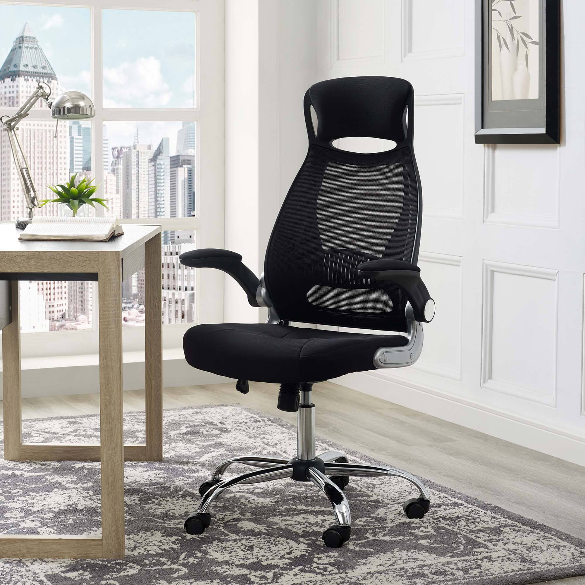 Front. Modway - Expedite Highback Office Chair by Modway - Black.