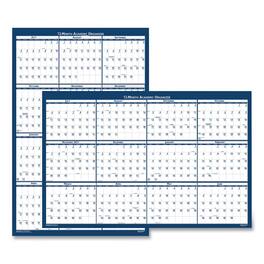 House of Doolittle - Academic Year Poster Style Reversible/Erasable Yearly Wall Calendar, 24 x 37, 12-Month (July to June): 2025 to 2026