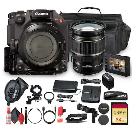 Canon VIDEO EOS C O - SOM OUN Canon - m K 35 55 M PUSA AUTO R - 14 DNE-SHCT 15 DE RISL 17-55mm L PRA EFS Canon Canen Canoe - anon anon Canon - SP V30 3 XC I FAVE ! .... : NEAAS 64GB GB