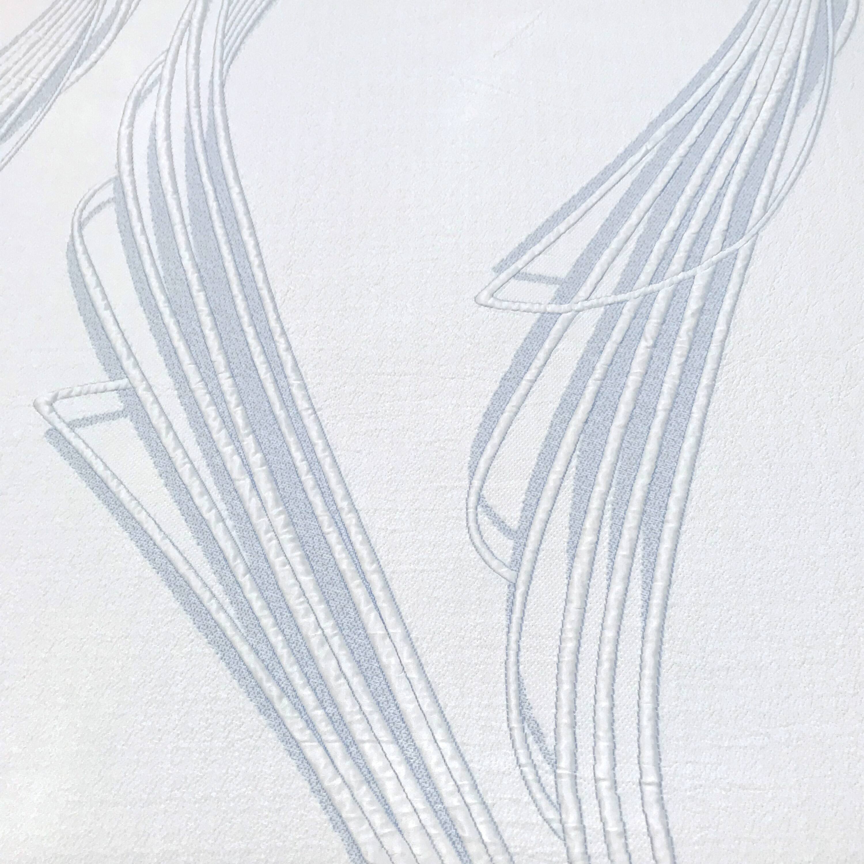 Alt View 3. Nautica - 12” Exhilarate Memory Foam Mattress - WHITE/GREY.