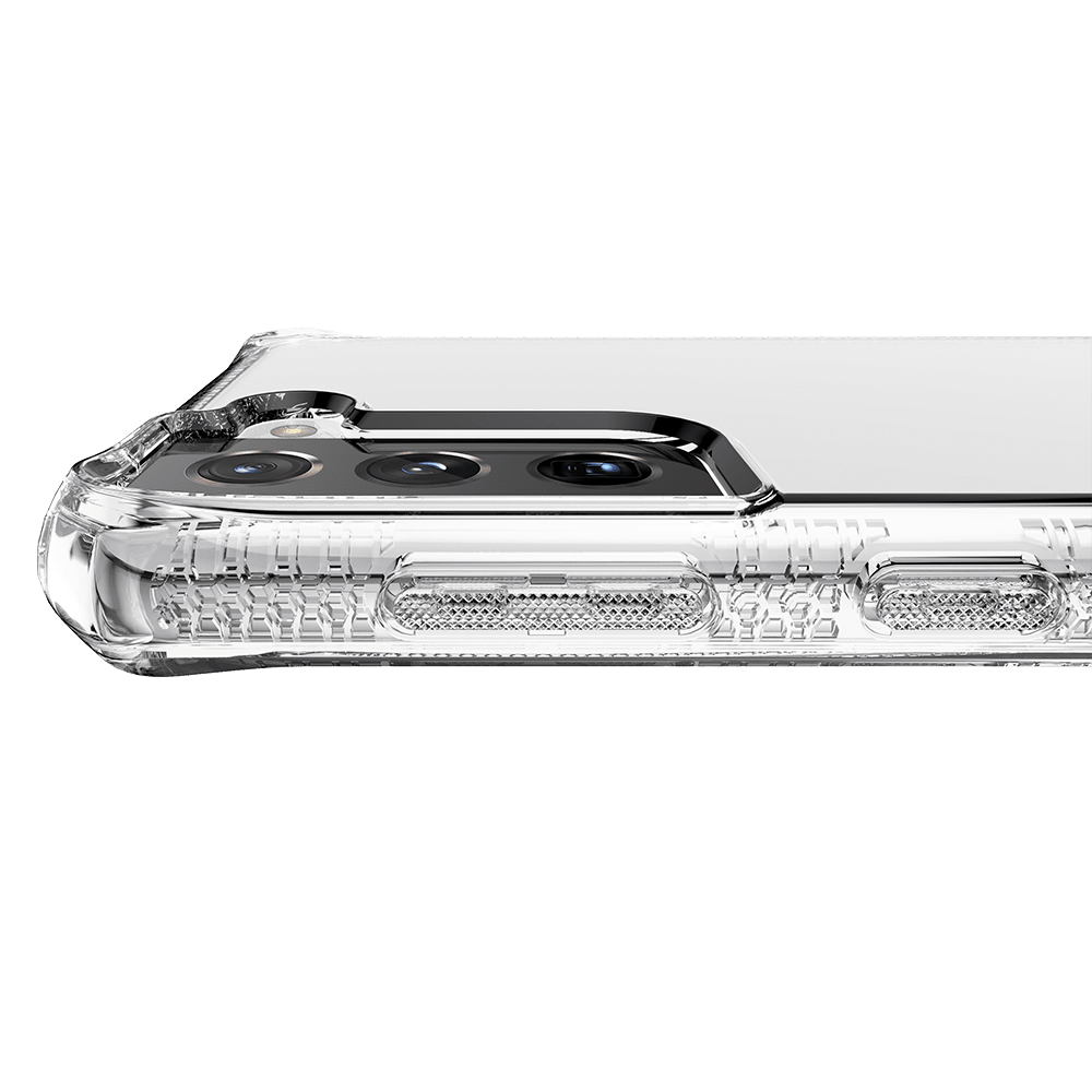 Alt View 4. Itskins - Spectrum Clear Case for Samsung Galaxy S21 (4G/5G) - Clear.