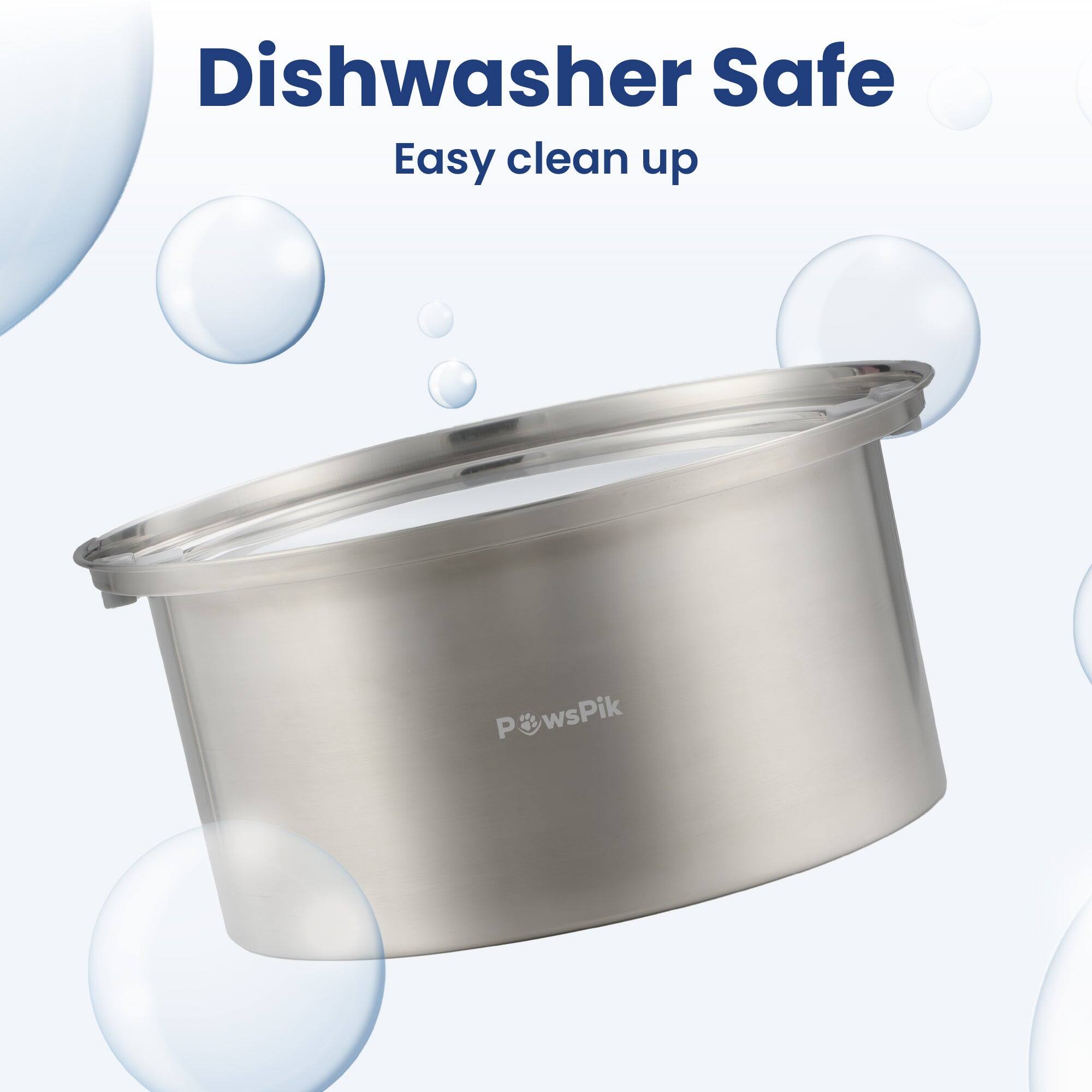 Dishwasher Safe  
Easy clean up