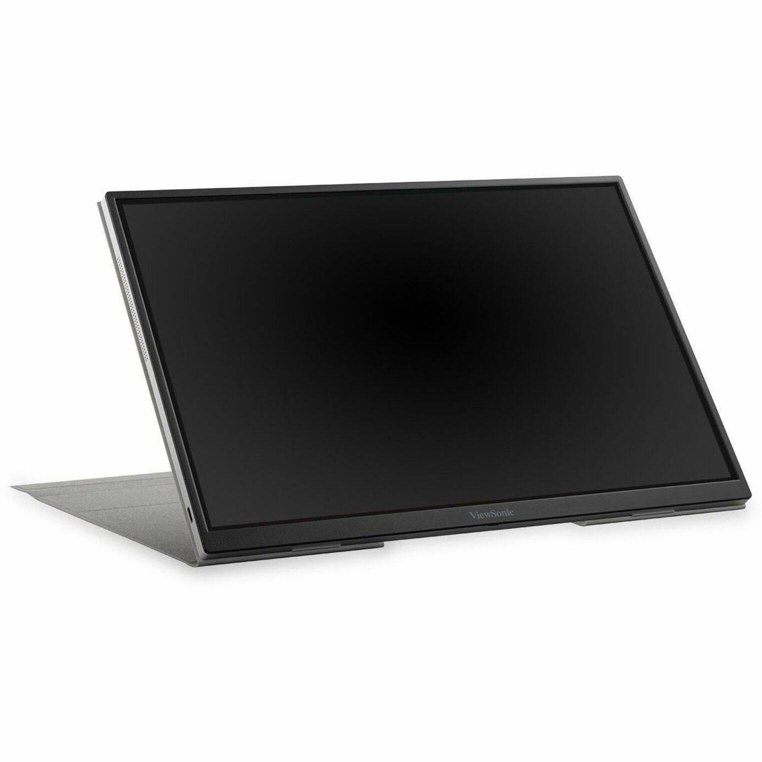Alt View 23. ViewSonic - VG1656N 16" IPS LCD 1200P Wireless Portable Monitor (USB-C) - Black.