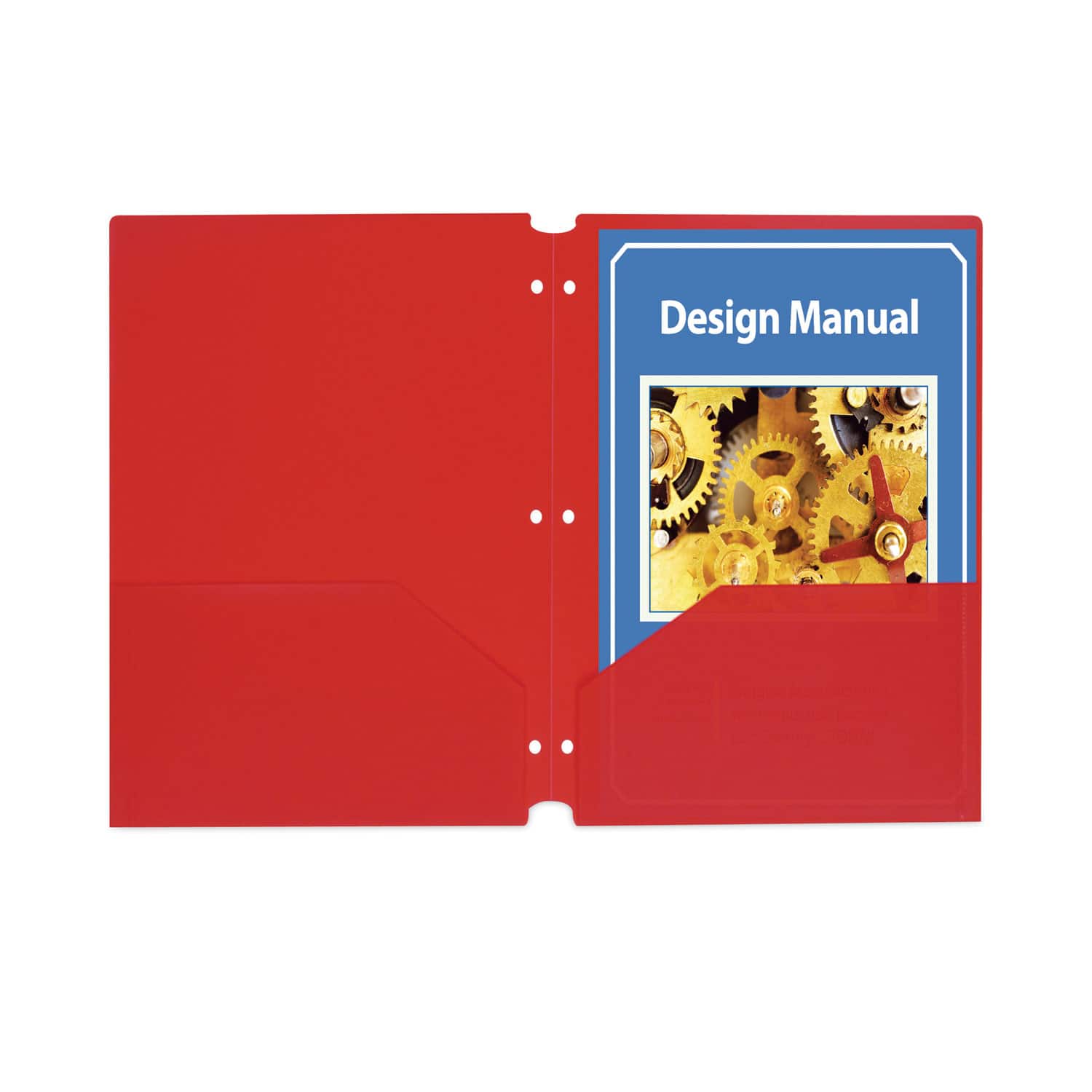 "C-Line Products - Two-Pocket Heavyweight Poly Portfolio Folder, 3-Hole Punch, 11"" x 8.5"", Red, 25/Box" price history on PriceWatchPro