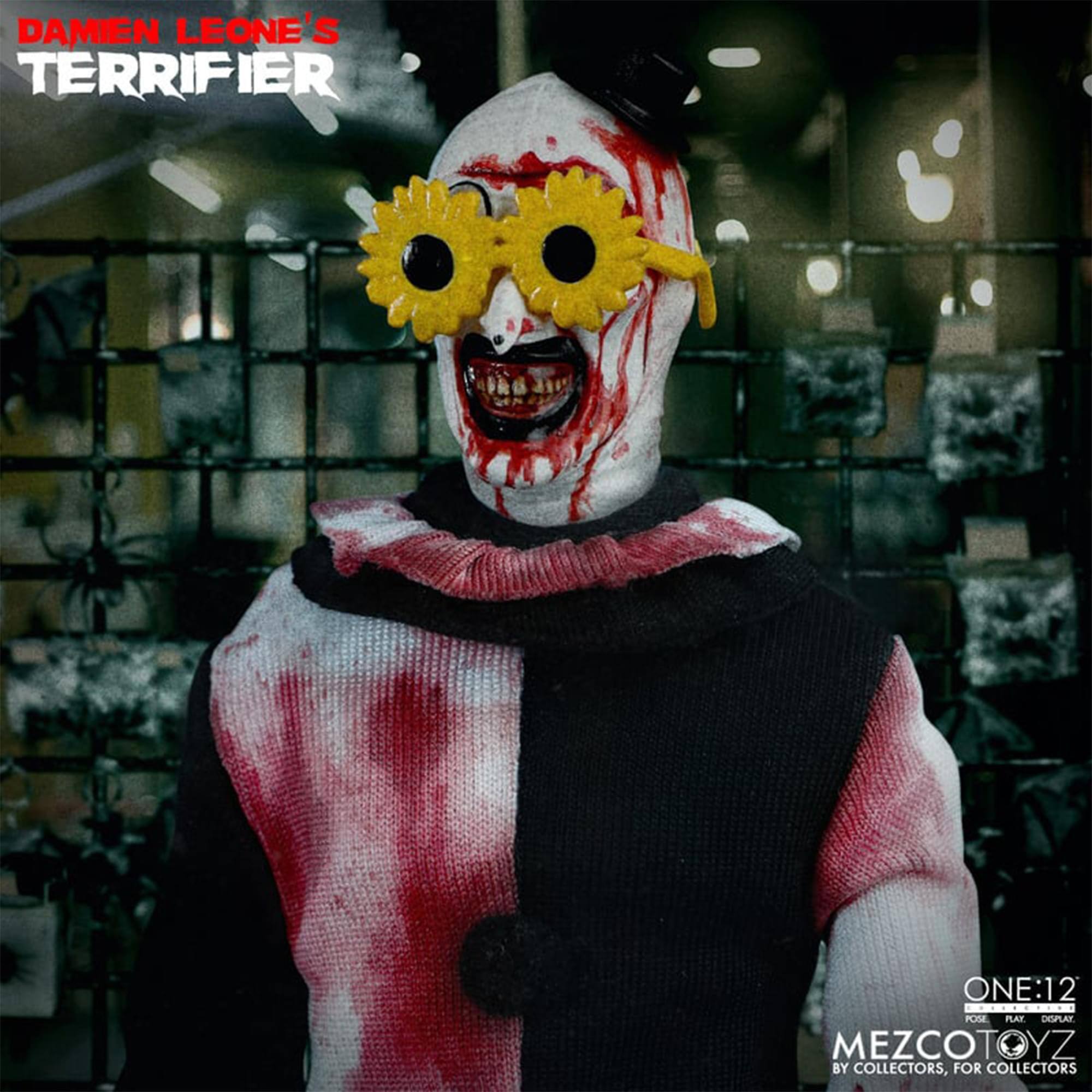 DAMIEN LEONE'S TERRIFIER ONE:12 POSE PLAY DGPLAY MEZCOTOYZ BY COLLECTORS, FOR COLLECTORS