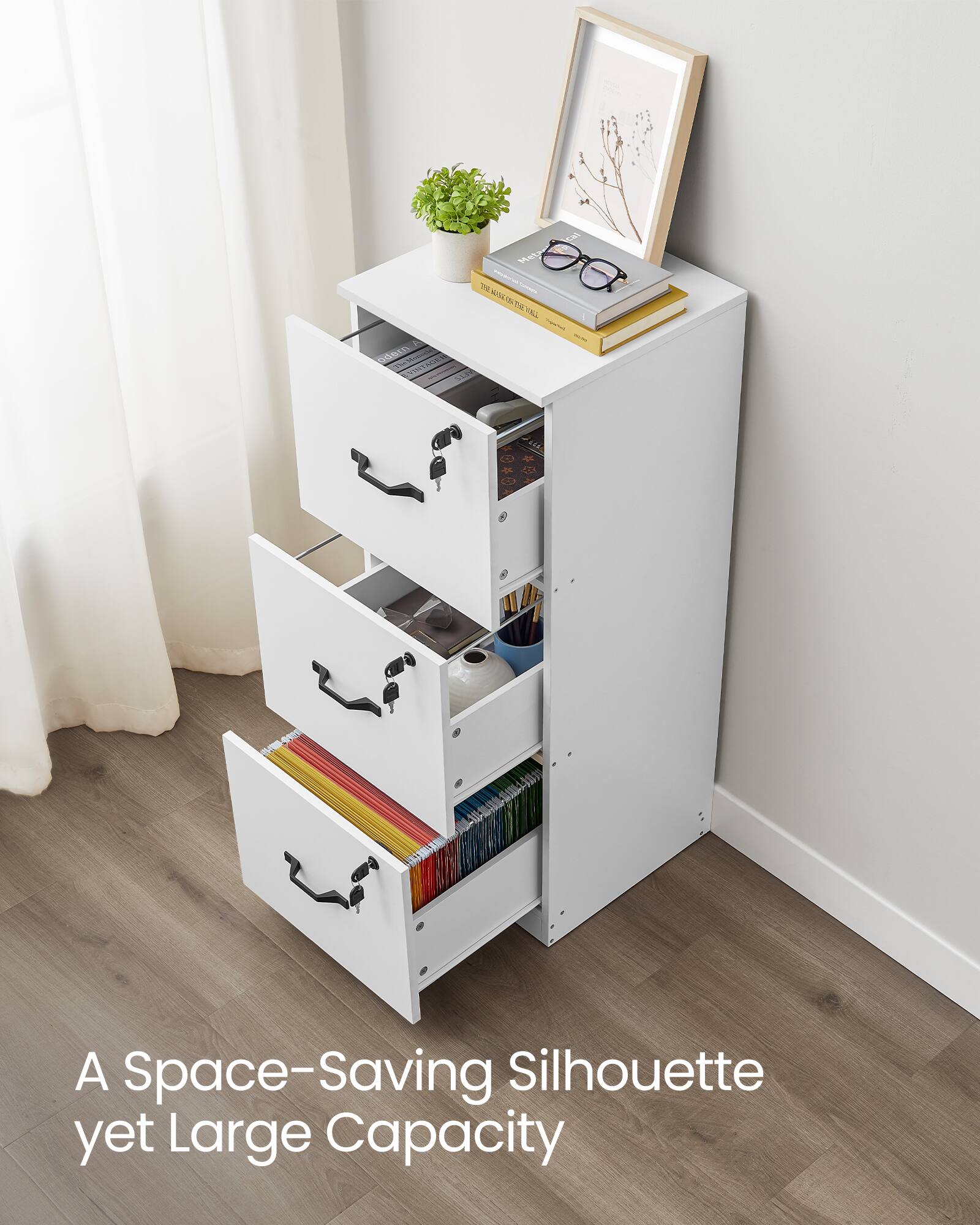A Space-Saving Silhouette yet Large Capacity