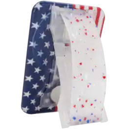 LoveHandle - PRO MagSafe Compatible Universal Magnetic Phone Grip & Kickstand with Adapter Ring for Cell Phones Motif - Stars Stripes Motif