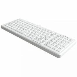 TG3 Electronics - TG3 Keyboard - Cable Connectivity - USB Interface - 103 Key(s) - Silicone - White