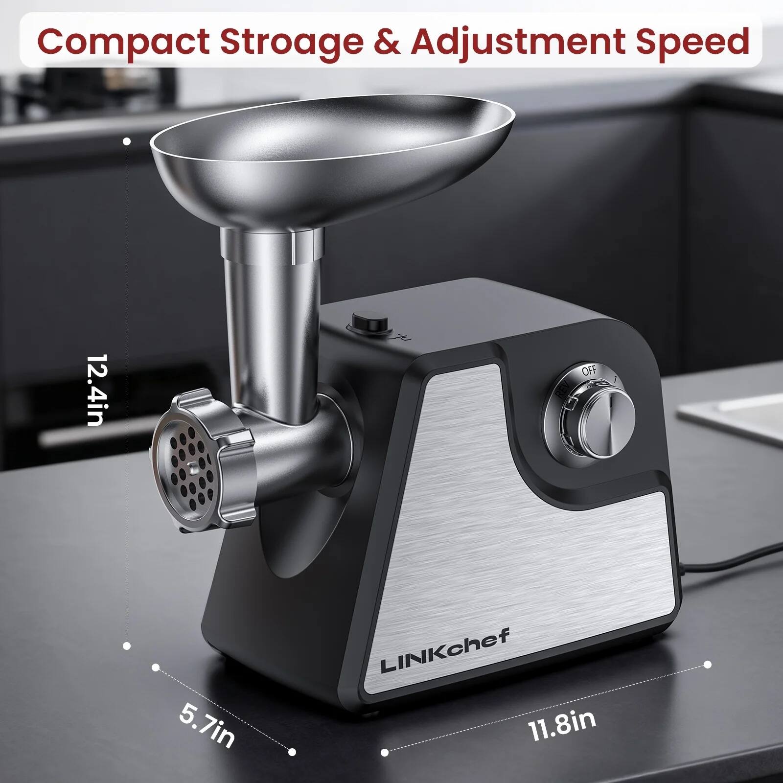 Compact Storage & Adjustment Speed  
12.4in  
5.7in  
11.8in