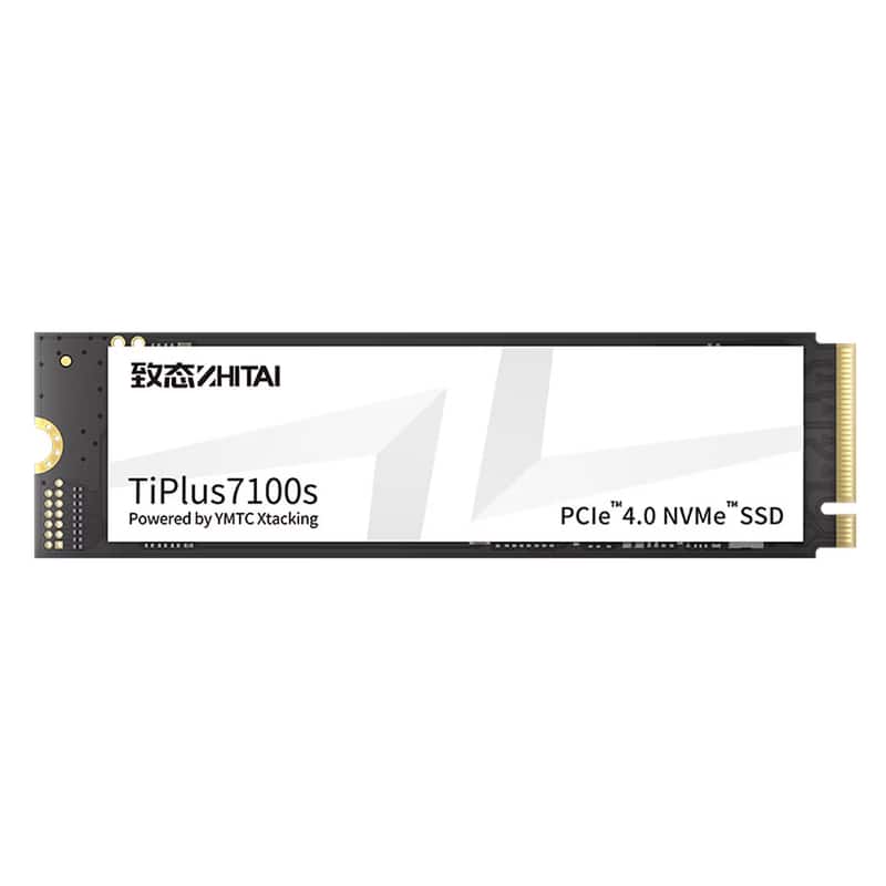 ZhiTai - TiPlus7100s 2TB NVMe Gen4 M.2 SSD – Up to 7400MB/s Read, Xtacking 4.0, High IOPS Performance