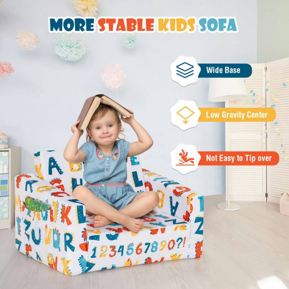 MORE STABLE KIDS SOFA  
Wide Base  
Low Gravity Center  
Not Easy to Tip over