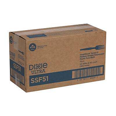 GP PERFORMANCE A PRO  
DSBOS e SSF51  
ULTRA SSF51  
SmartStock Series-O  
Medium-Weight Polystyrene Fork Refill  
Plastic Fork Refill  
24 refills at 40 count (960 forks)  
3800100787310  
58505