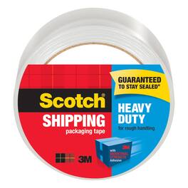 Scotch - 1.88 in. W X 54.6 yd L Heavy Duty Packaging Tape