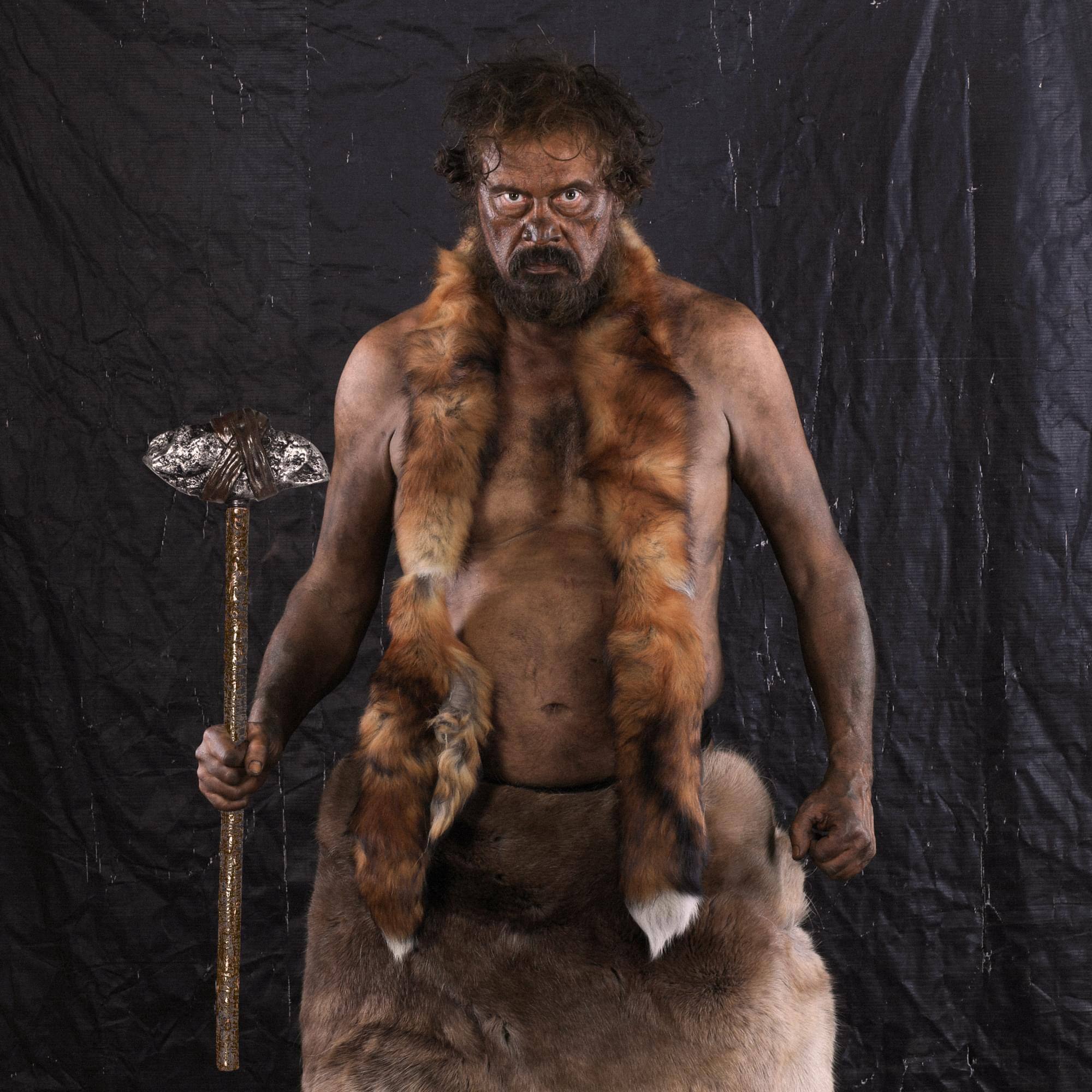 Alt View 1. Underwraps - Caveman Rock Hammer 36.5 Inch Foam Adult Costume Accessory - Brown.