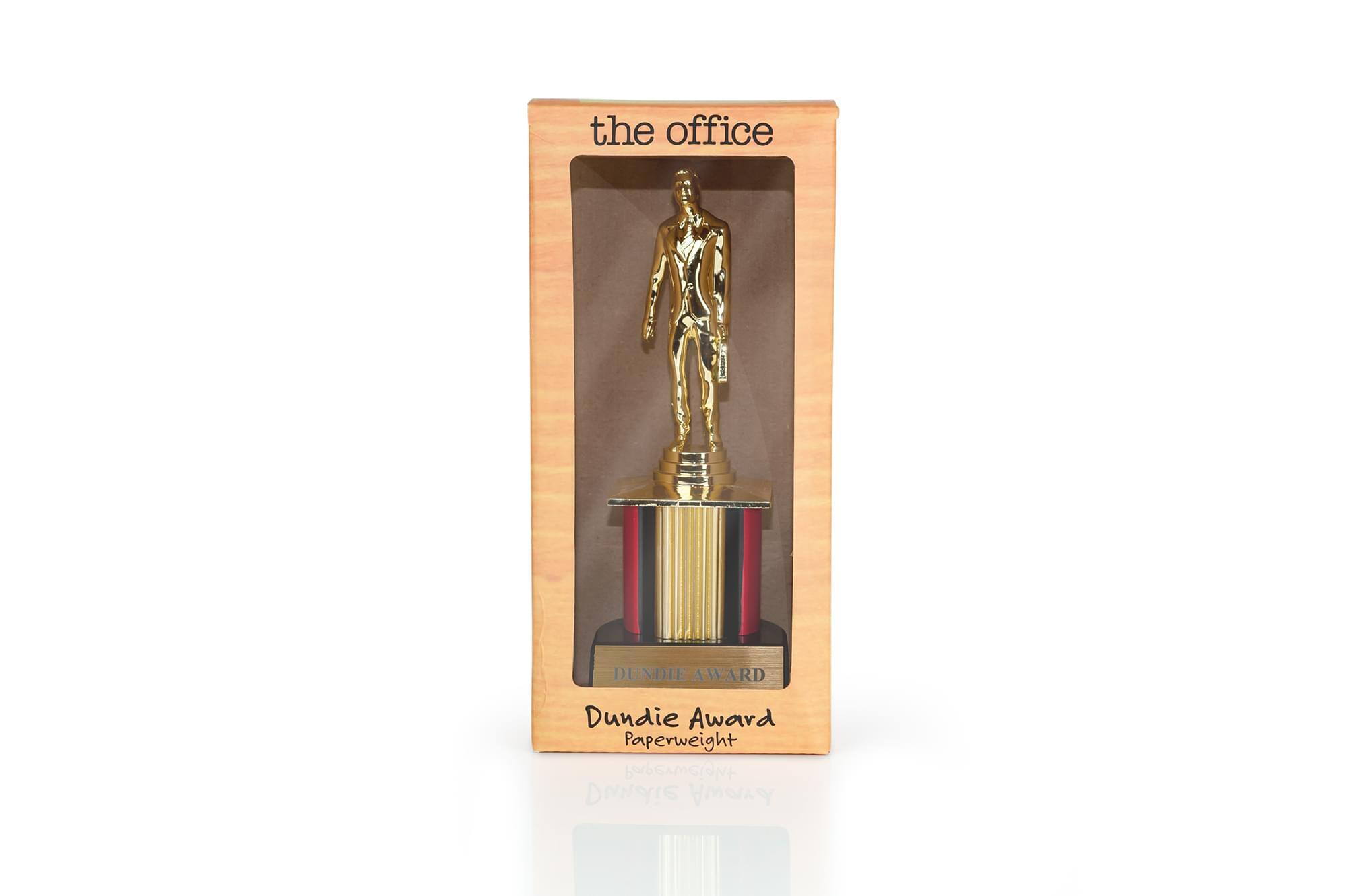 the office  
Dundie Award  
Dundie Award Paperweight  
Dunder Mifflin