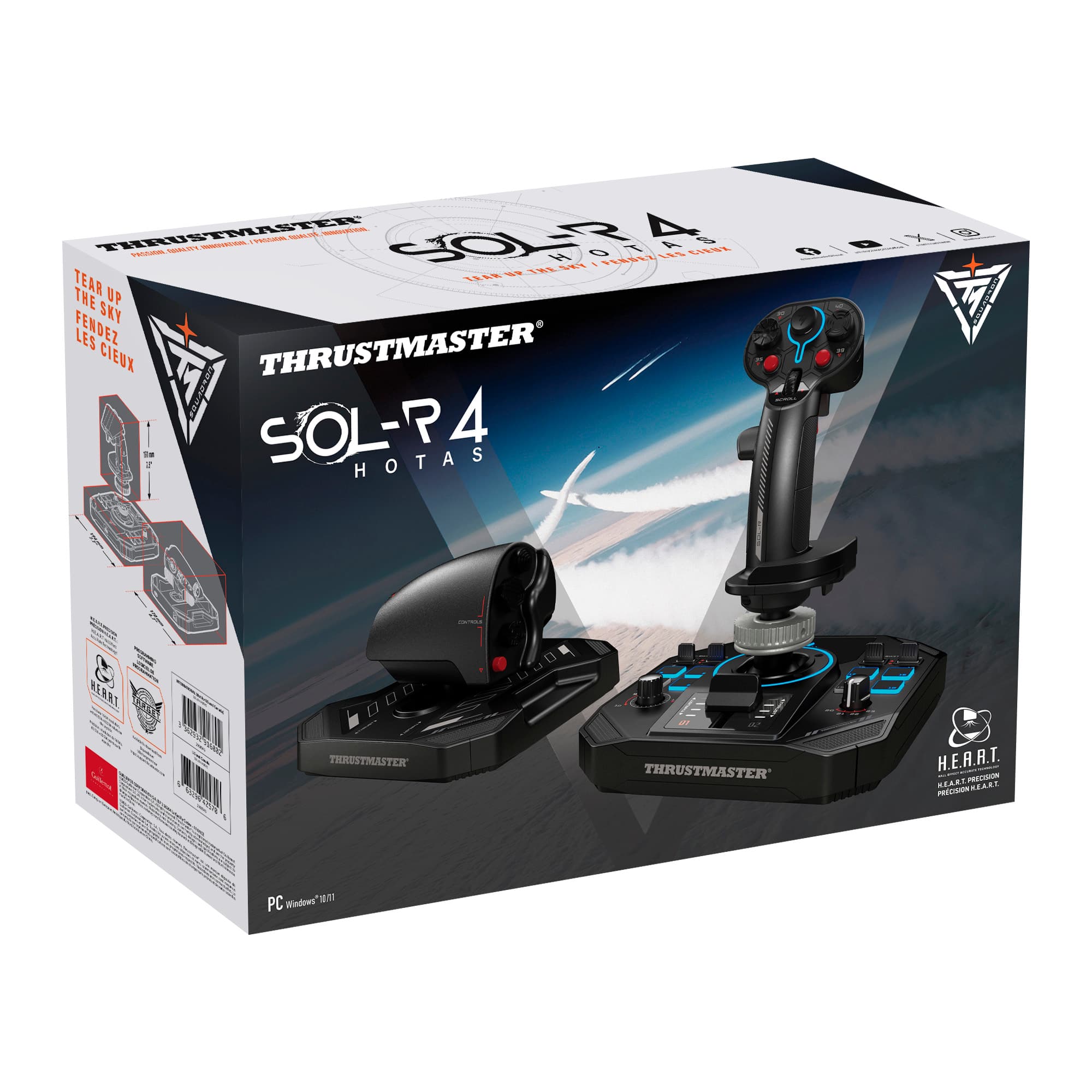 Thrustmaster Sol R4 HOTAS Joystick and Throttle for Flight