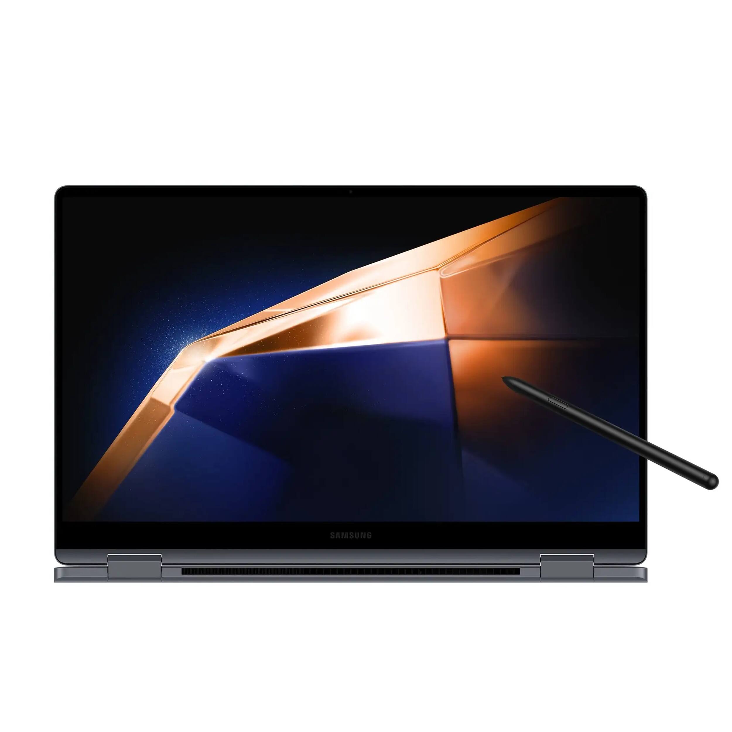 Alt View 2. Samsung - Samsung Galaxy Book4 2-in-1 15.6" Touchscreen Laptop,Intel 7 150U,16GB RAM,512GB SSD,Win 11,Gray - Gray.