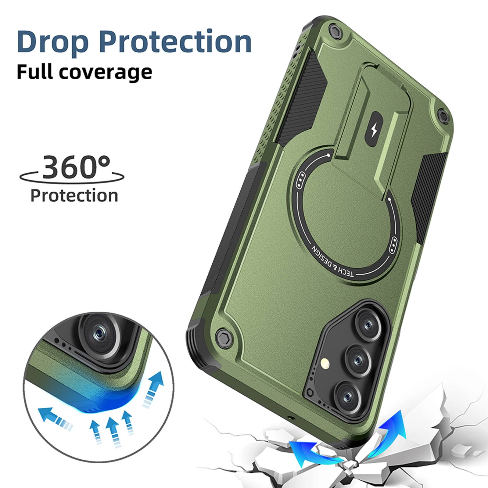 Drop Protection  
Full coverage  

360° Protection