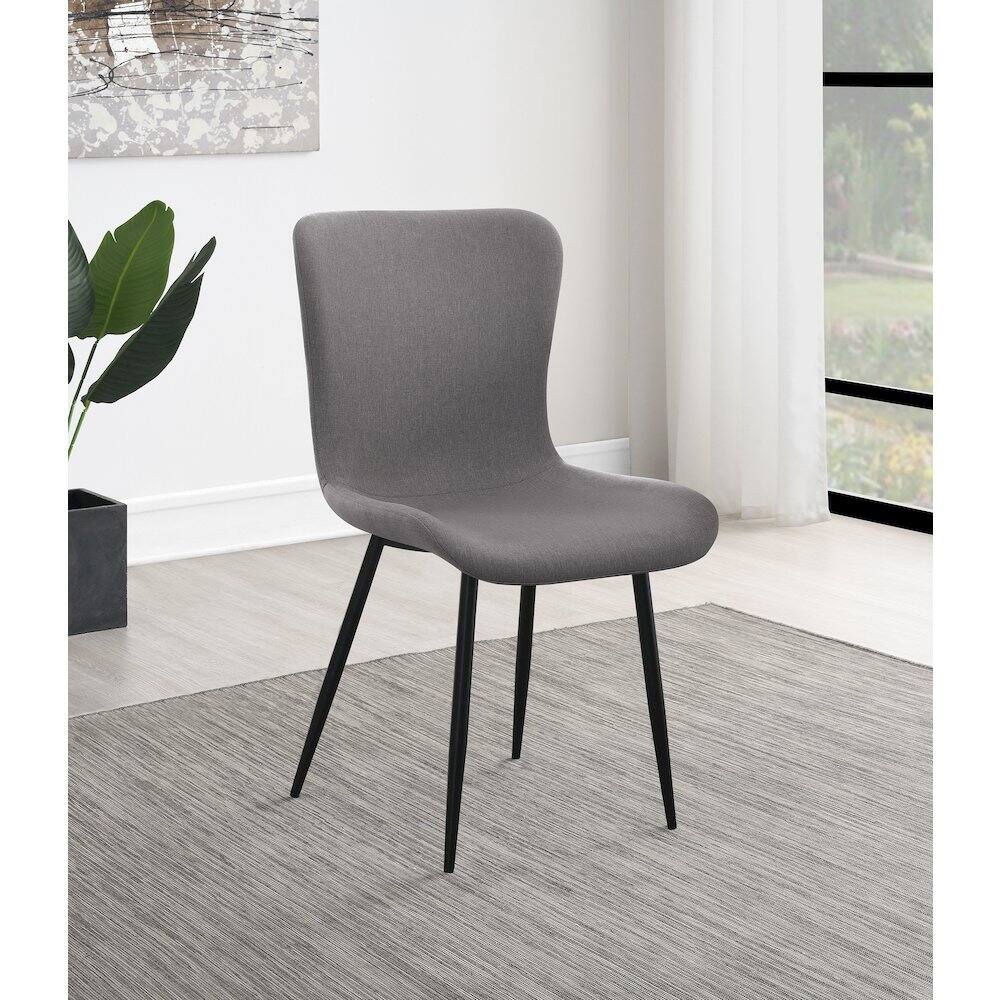 Alt View 1. Coaster Co. of America - Horizon Upholstered Dining Side Chair Taupe (Set of 2) - Grey.