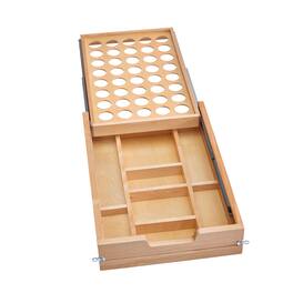 Rev-A-Shelf - 15'' Tiered K-Cup Drawer Organizer w/ Soft-close, 4WTCD-18HSC-KCUP-1 - Maple
