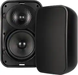 Sonance - MX52 - Mariner MX Series 5-1/4" 2-Way Outdoor Surface Mount Speakers (Pair) - Black