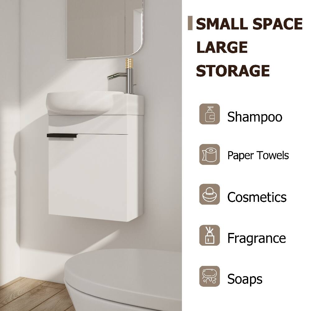 I SMALL SPACE LARGE STORAGE

Shampoo
Paper Towels
Cosmetics
Fragrance
Soaps