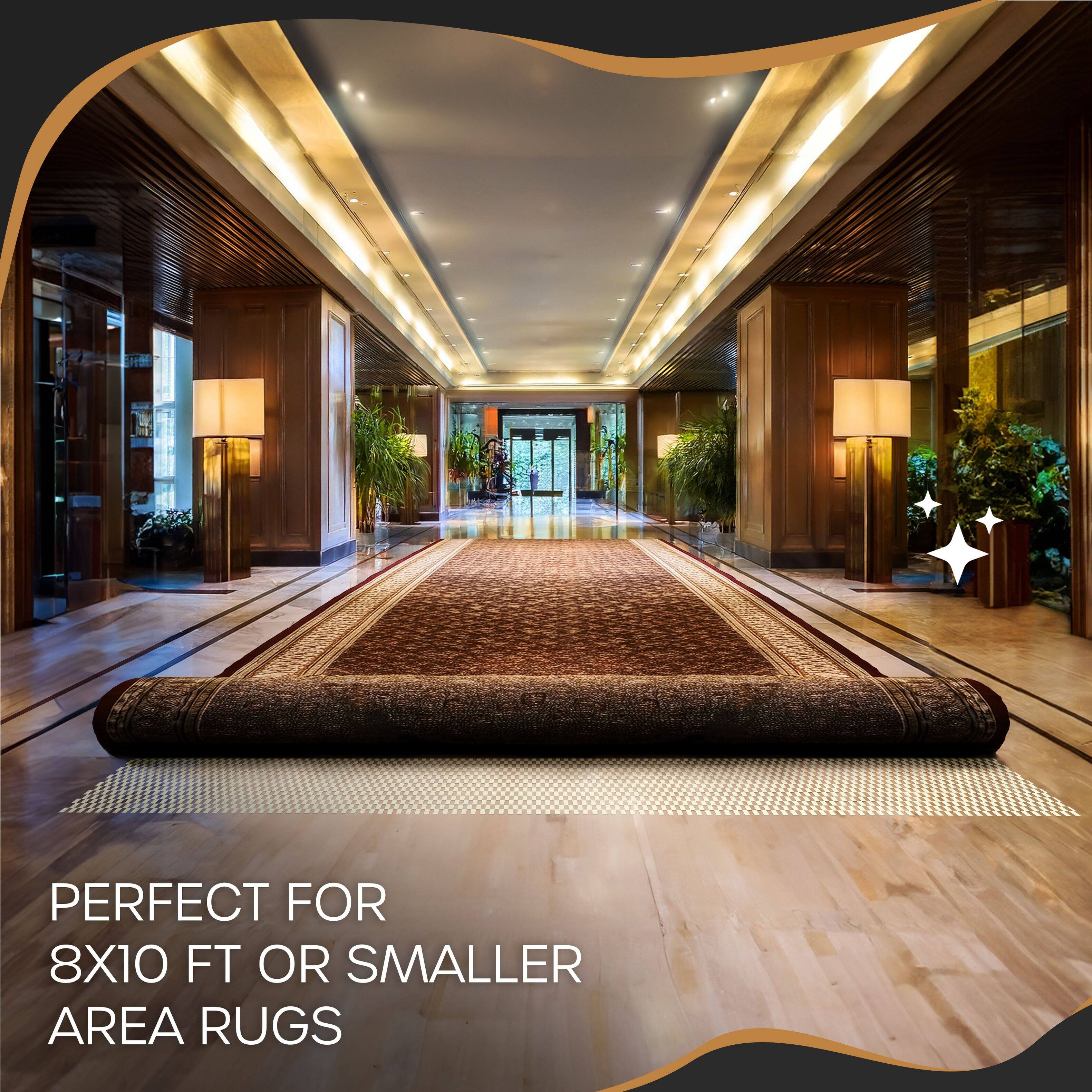 PERFECT FOR 8X10 FT OR SMALLER AREA RUGS