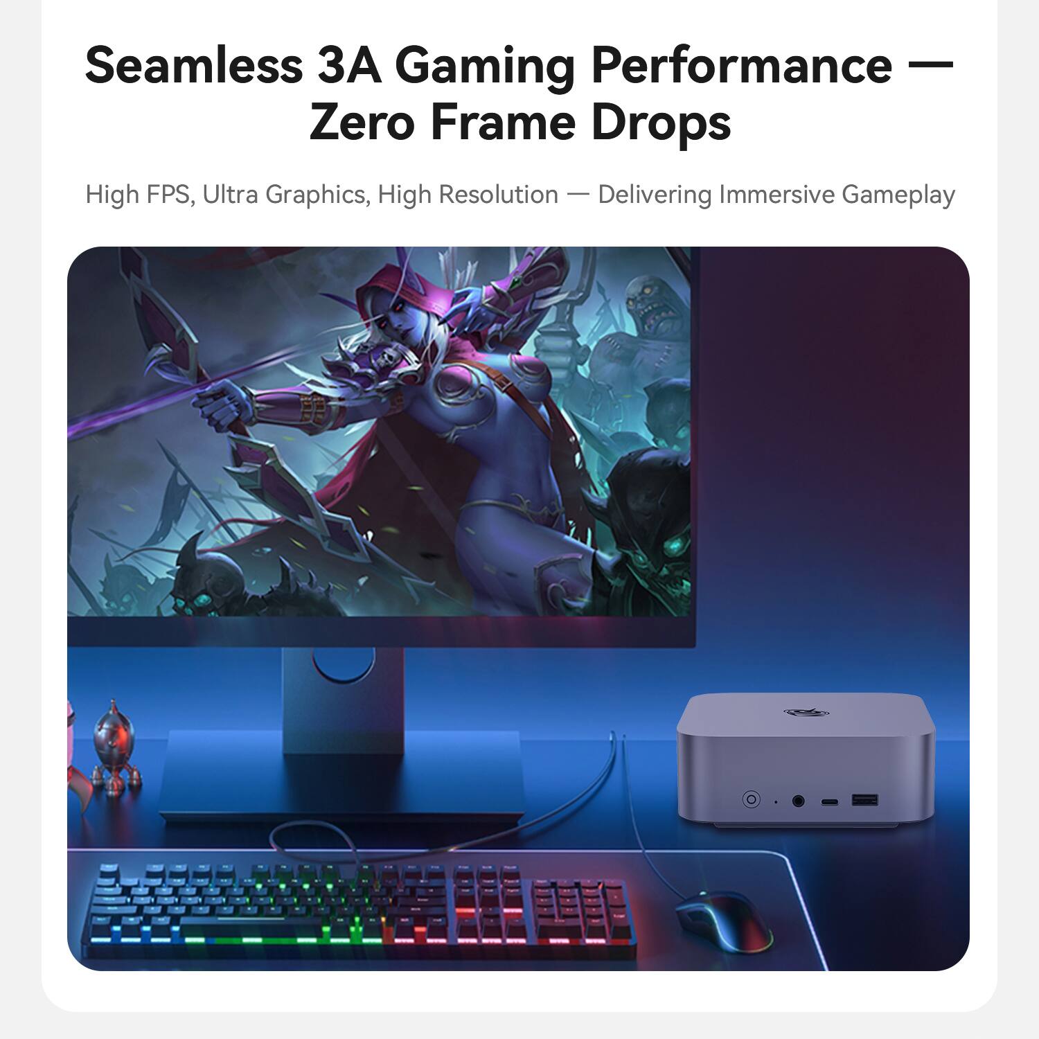 Seamless 3A Gaming Performance - Zero Frame Drops

High FPS, Ultra Graphics, High Resolution - Delivering Immersive Gameplay