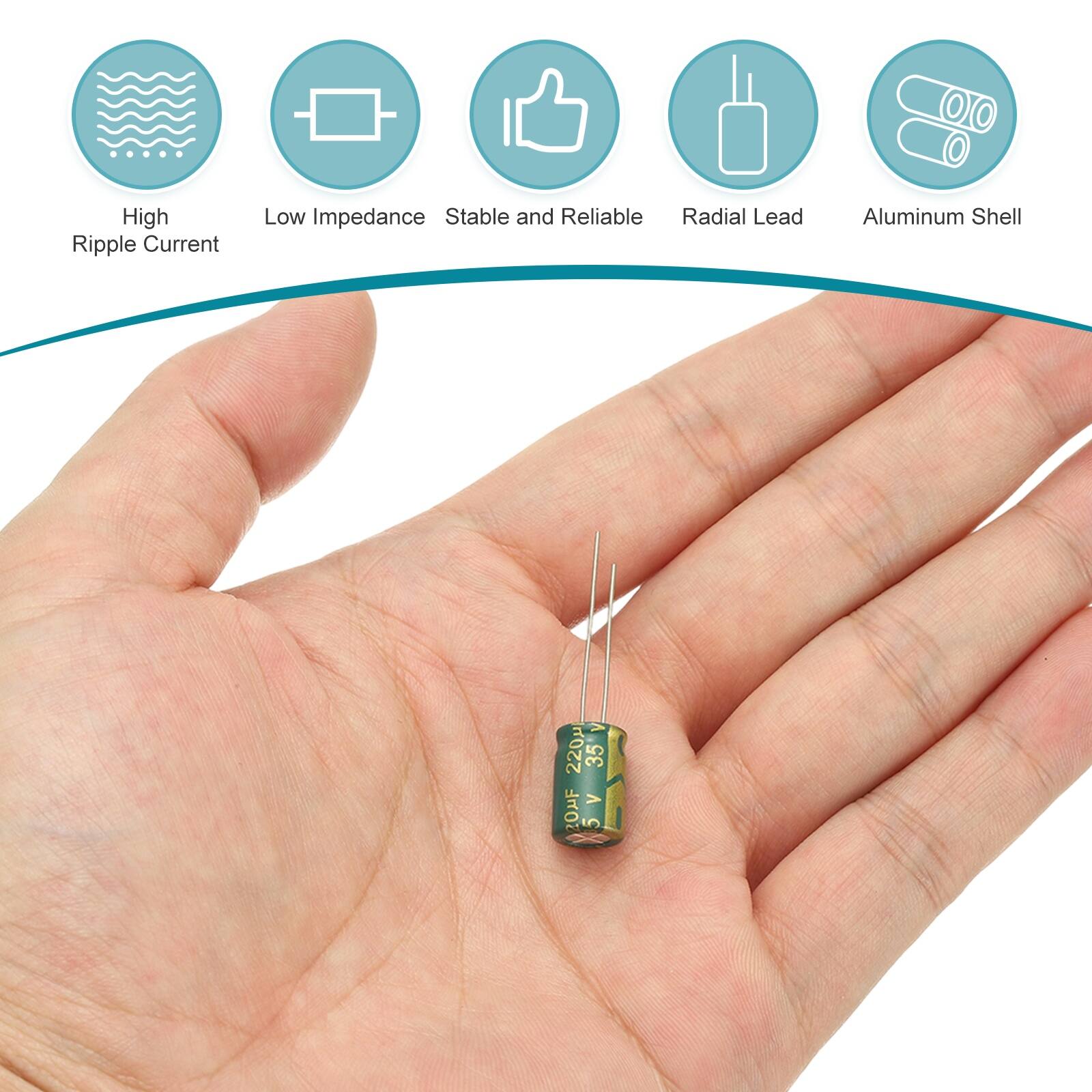 High Ripple Current Low Impedance Stable and Reliable Radial Lead Aluminum Shell  
220 35 > FOO 5