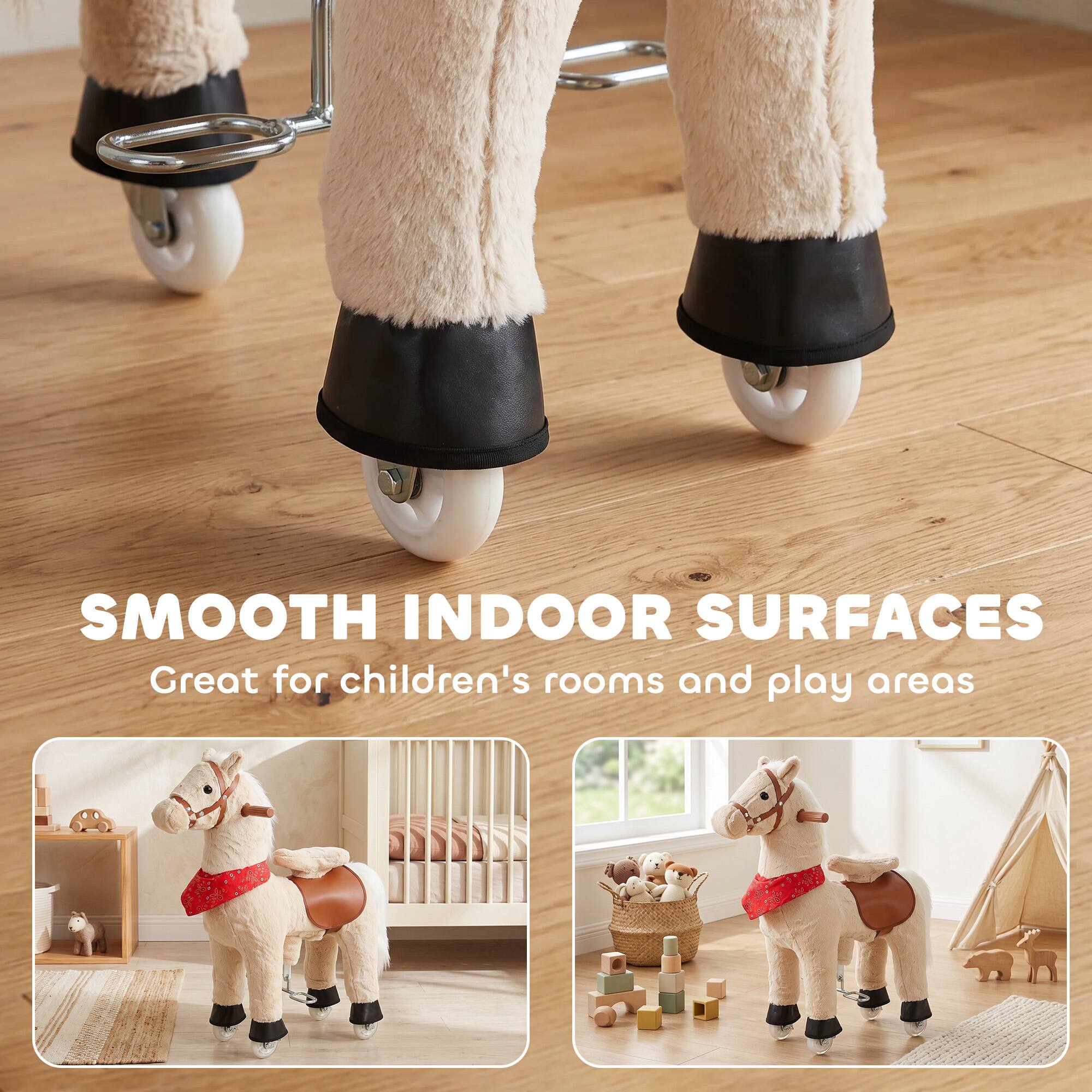 SMOOTH INDOOR SURFACES  
Great for children's rooms and play areas