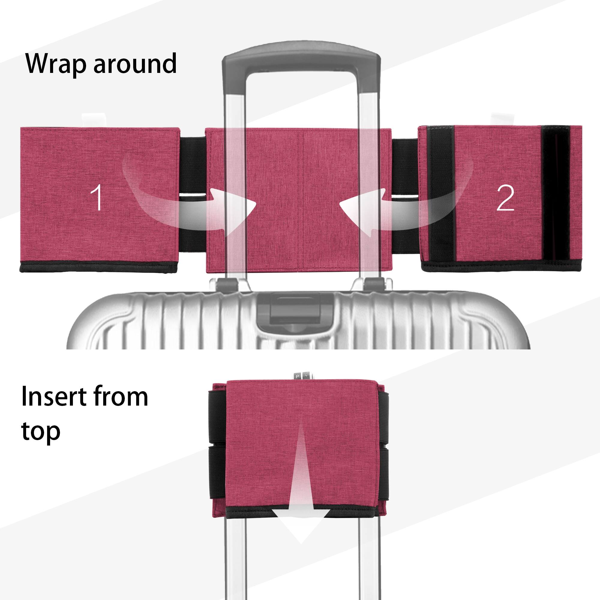 Wrap around  
1  
2  

Insert from top