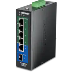 A P1 TRENDNET P2 P3 1G PoE+ 1 a 1 PoE 2 2 PoE a 3 PoE 4 4 PoE 10 5 5 6 1G SFP B Industrial PoE+ Gigabit Switch TI-PG541 U TRENDNET