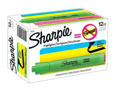 Sharpie 12ct Highlighter/Surligneur/Resaltador
SMear GUARD
Chisel Eiselada
SMear GUARD
HIGHLIGHTER/SURLIGNEUR/RESALTADOR