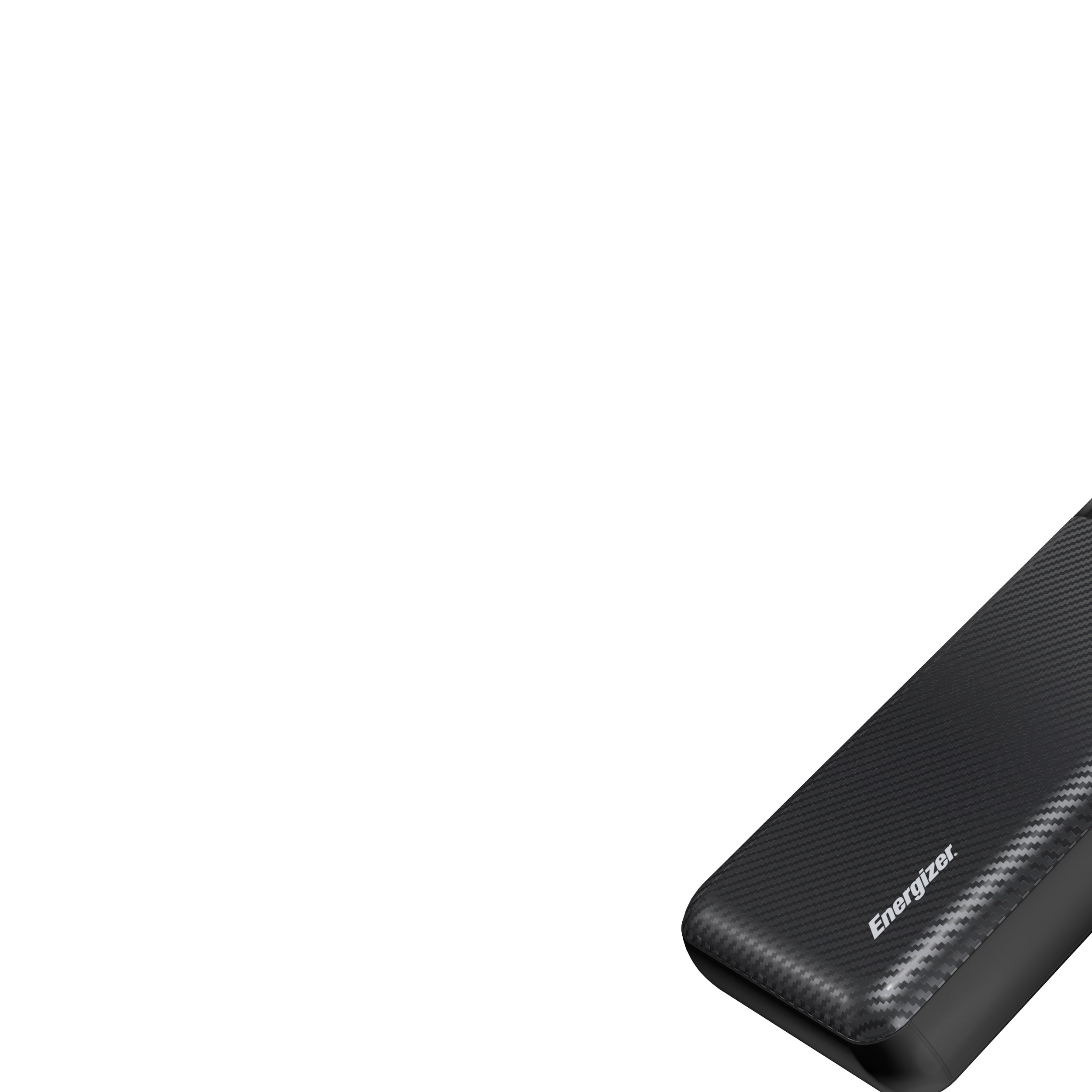 Alt View Zoom 2. Energizer - MAX 30,000mAh 15W USB-C 3-Port Universal Portable Battery Charger/Power Bank w/ LCD screen for Smartphones & Accessories - Black.