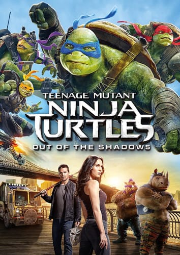 Front. Teenage Mutant Ninja Turtles: Out of the Shadows   - DVD.