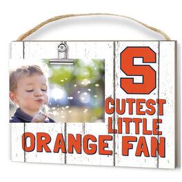 Jardine - Syracuse Orange 8'' x 10'' Cutest Little Weathered Logo Clip Photo Frame - White