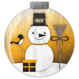 Fan Creations - VCU Rams 12'' Snow Globe Wall Art - Multicolor
