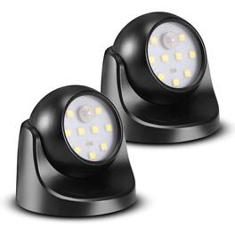 ACJPR - 2-Pack Motion Sensor Wall Light – 6000K, Waterproof, Battery